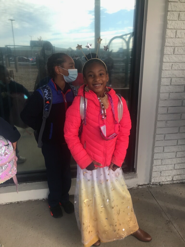Student dresses as a princess